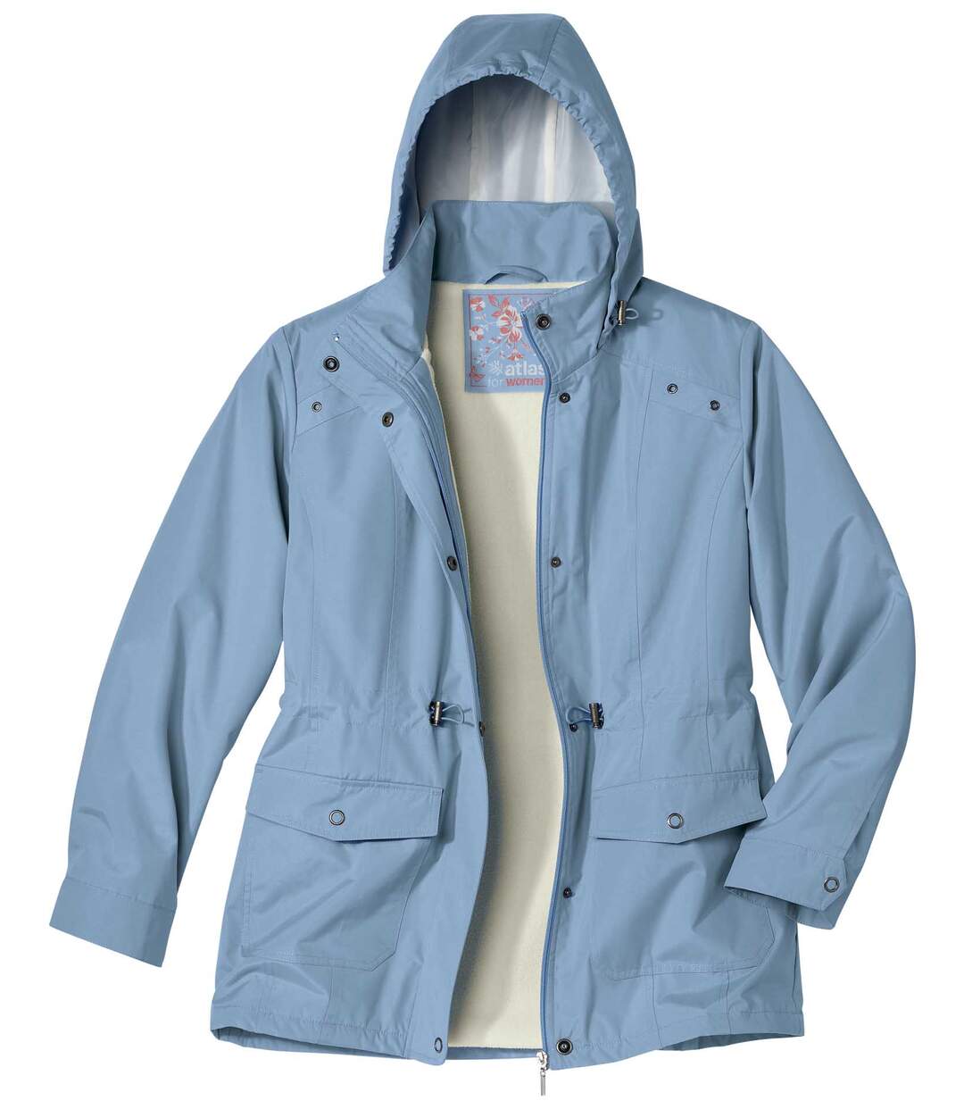 Parka Coupe-Vent Doublée Micropolaire