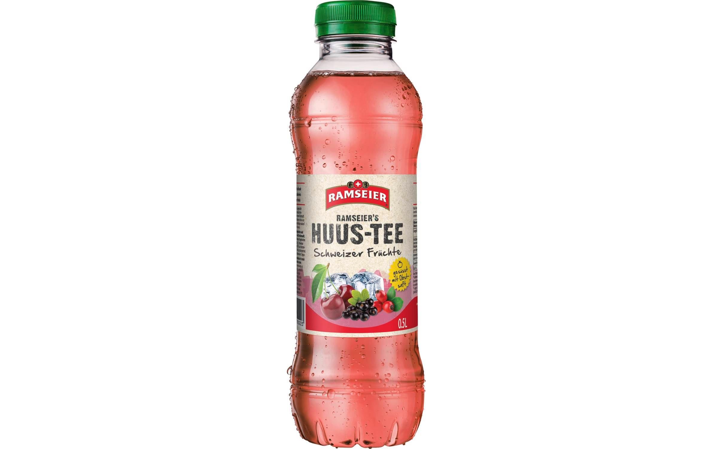 Huus-Tee Früchte 6 Stück x 0.5 lFrüchtetee aus Hagebutten und Cassis mit Apfel-, Birnen- und Kirschsaft