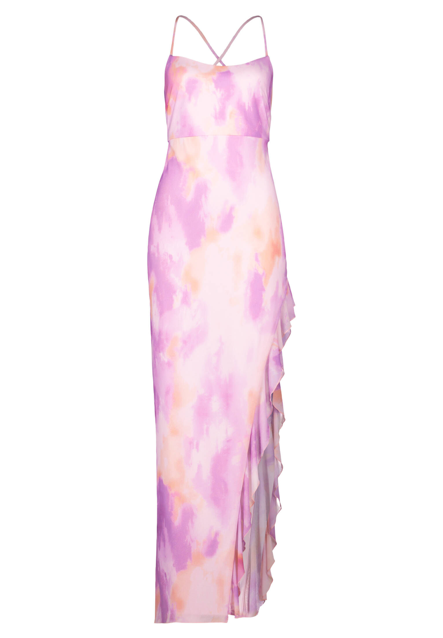 Vera Mont| Damen Abendkleid mit Volant