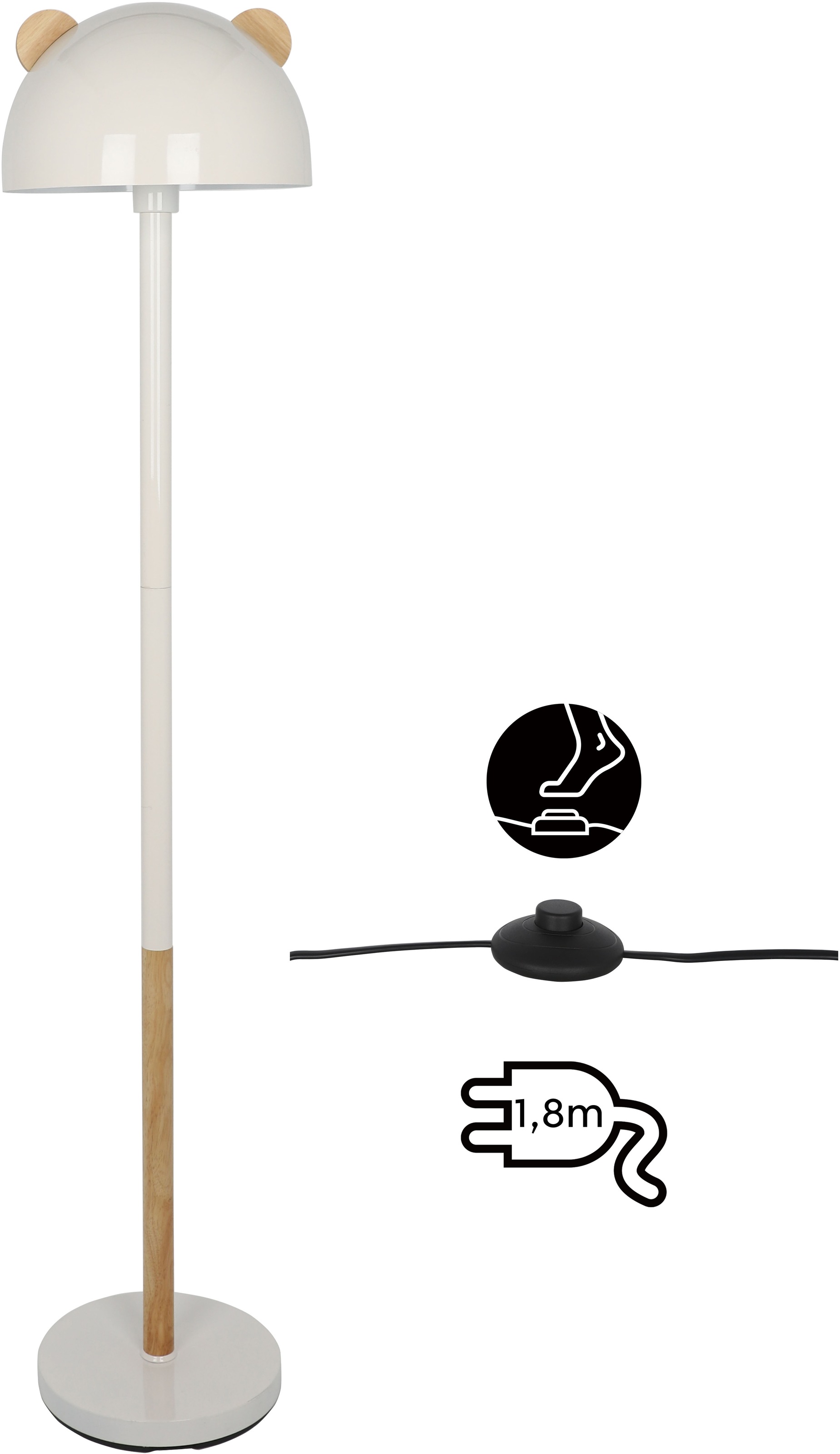 GOODproduct Stehlampe »Alinn« E27 1 Stk.
