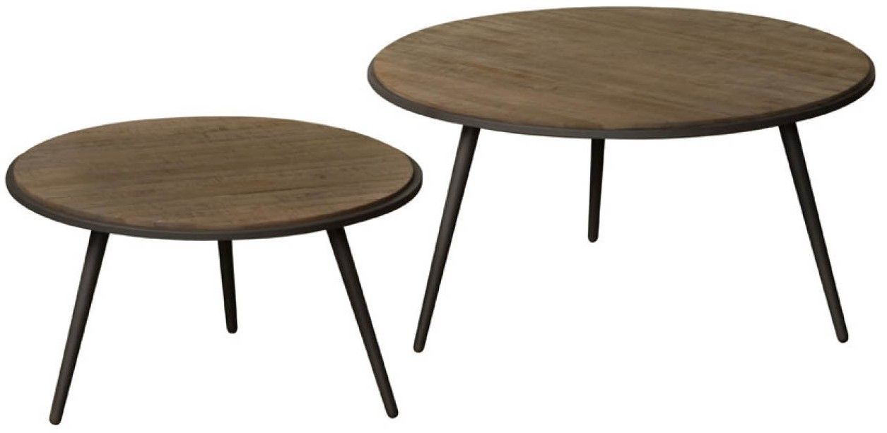 Salontafelset Rolo ⌀75  x H40 cm