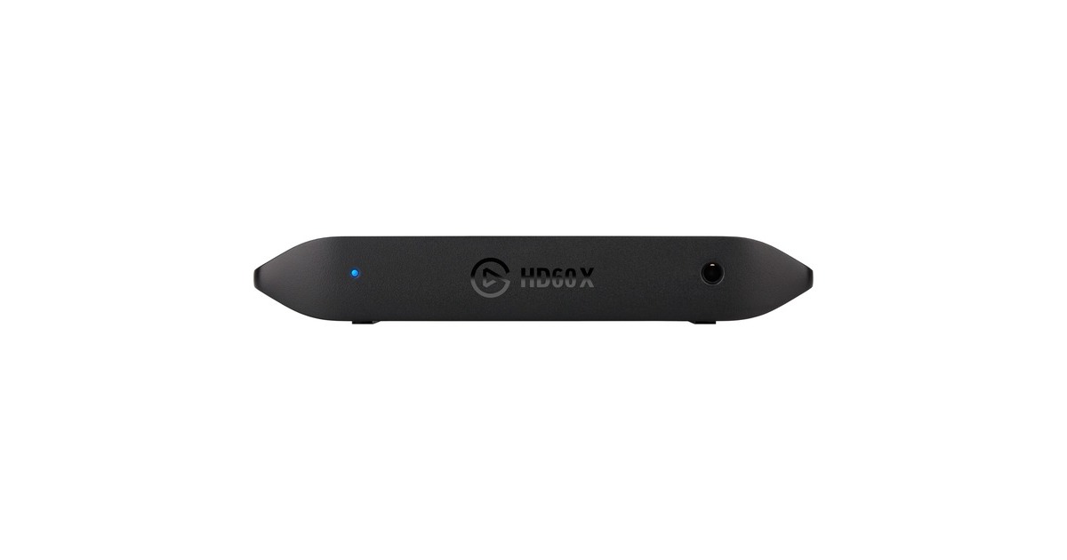 ElgatoHD60 X capture card  (Zwart | USB 3.2 Gen 1 (5 Gbit/s) | 2x HDMI)