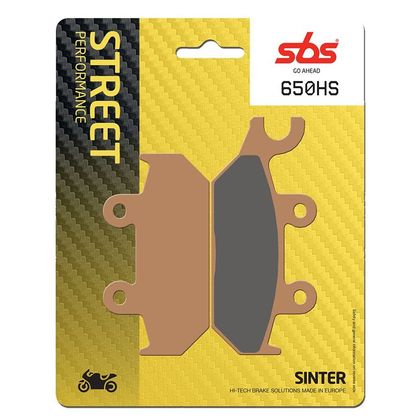 Plaquettes de freins SBS 650HS Sinter Métal Fritté avant