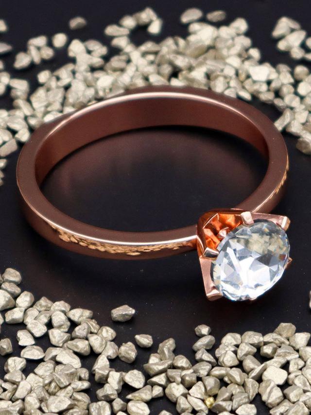 Serviettenring Diamant mit Box, 4er-Set
