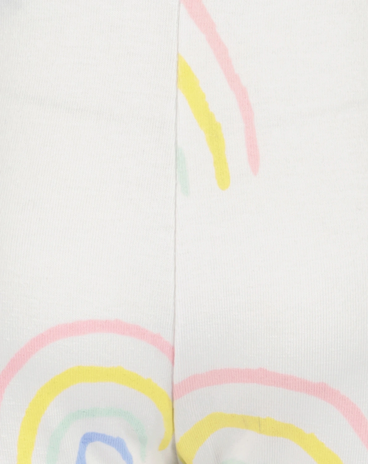 Capri-Leggings RAINBOW PASTEL in weiß