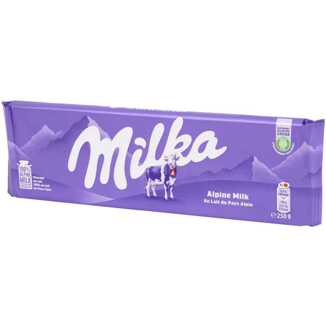 Tablette de chocolat Milka Lait du Pays Alpin