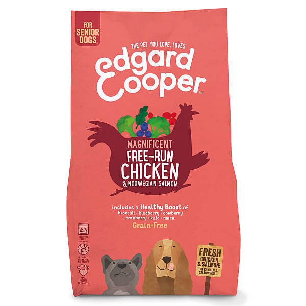 Edgard & Cooper Senior Verse Scharrelkip en Noorse Zalm 700 gram