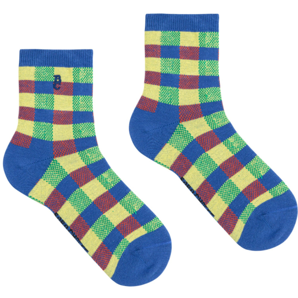 Køb Bobo Choses Multicolor Vichy Korte Strømper