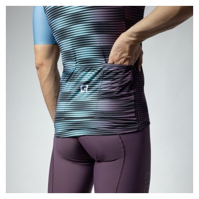 Maillot Manches Courtes Alé Dinamica Vert/Violet
