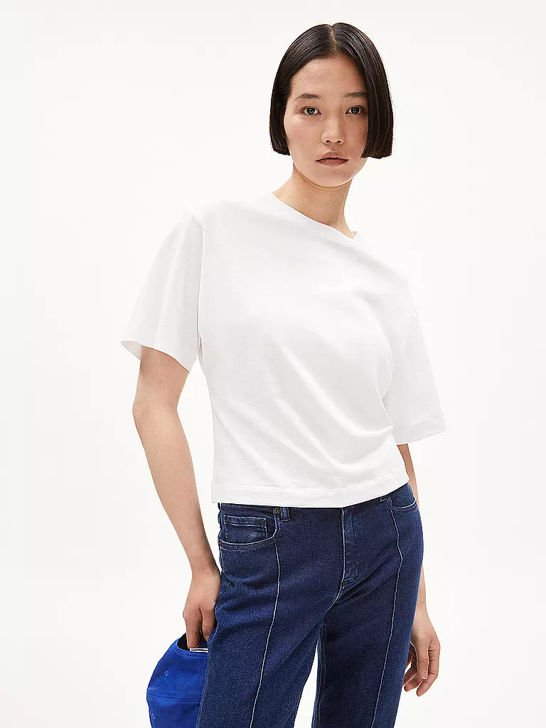 ARMEDANGELS T-Shirt HERSILIAA  weiss
