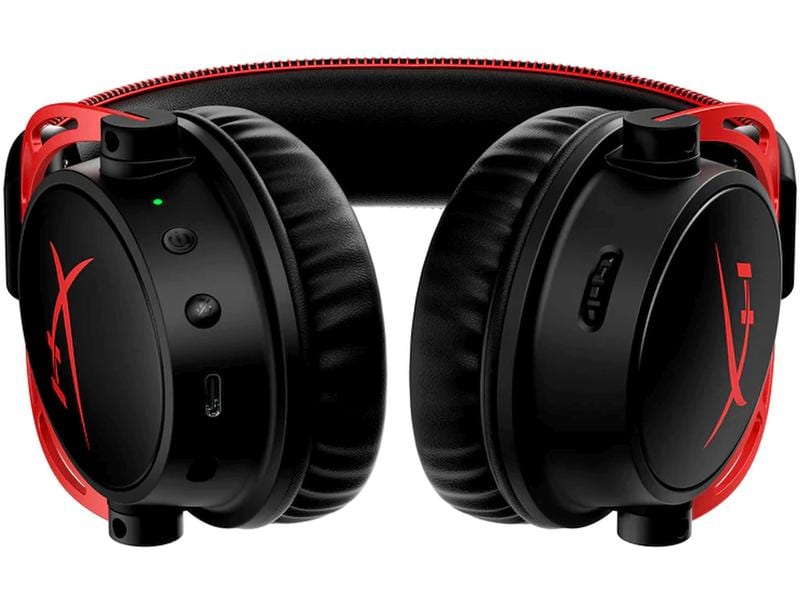 HyperX Headset Cloud Alpha Wireless – DTS Schwarz Kabelloses Over-Ear Gaming-Headset