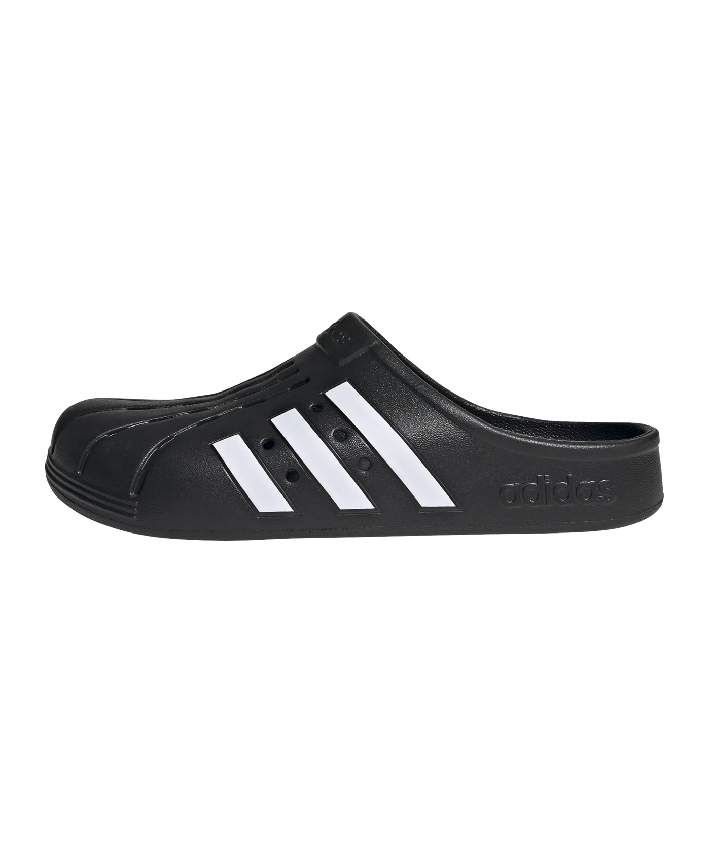 adidas Clog Adilette Schwarz Weiss