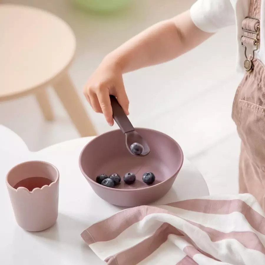 Done by Deer™ Geschirr-Set Kiddish first meal - Rosa