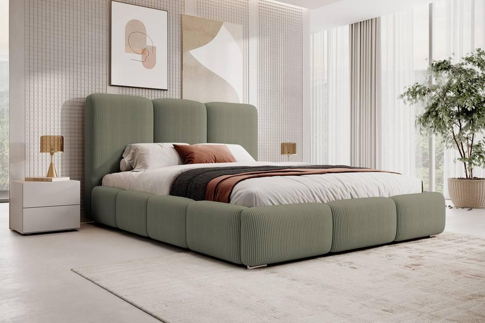 NADUVI Collection Bedframe Briar met opbergvak ribstof 180x200