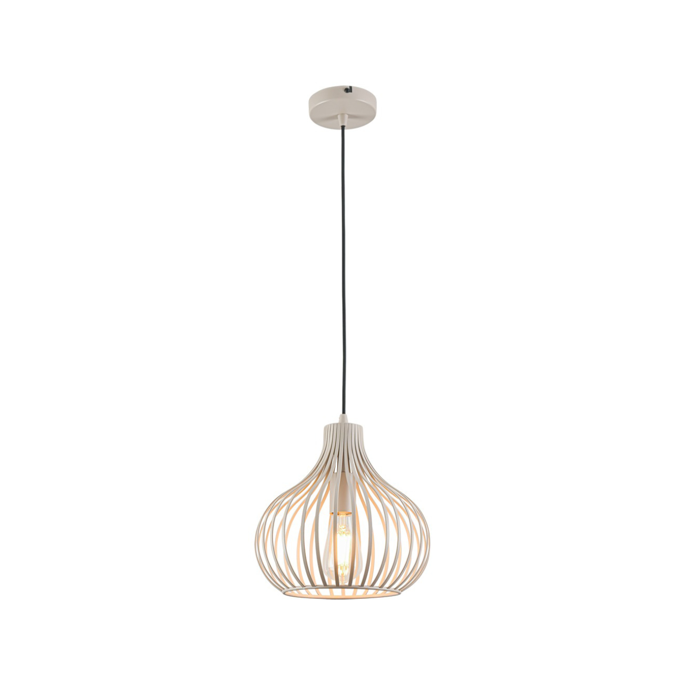 Hanglamp Morgana creme Ø28 cm