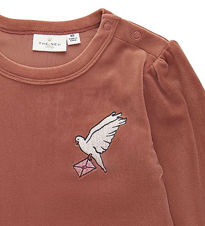 The New Geschwister-Sweatshirt - Drude - Velours - Chutney