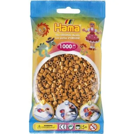 Hama Bügelperlen Midi Hellbraun, 1000 Stück