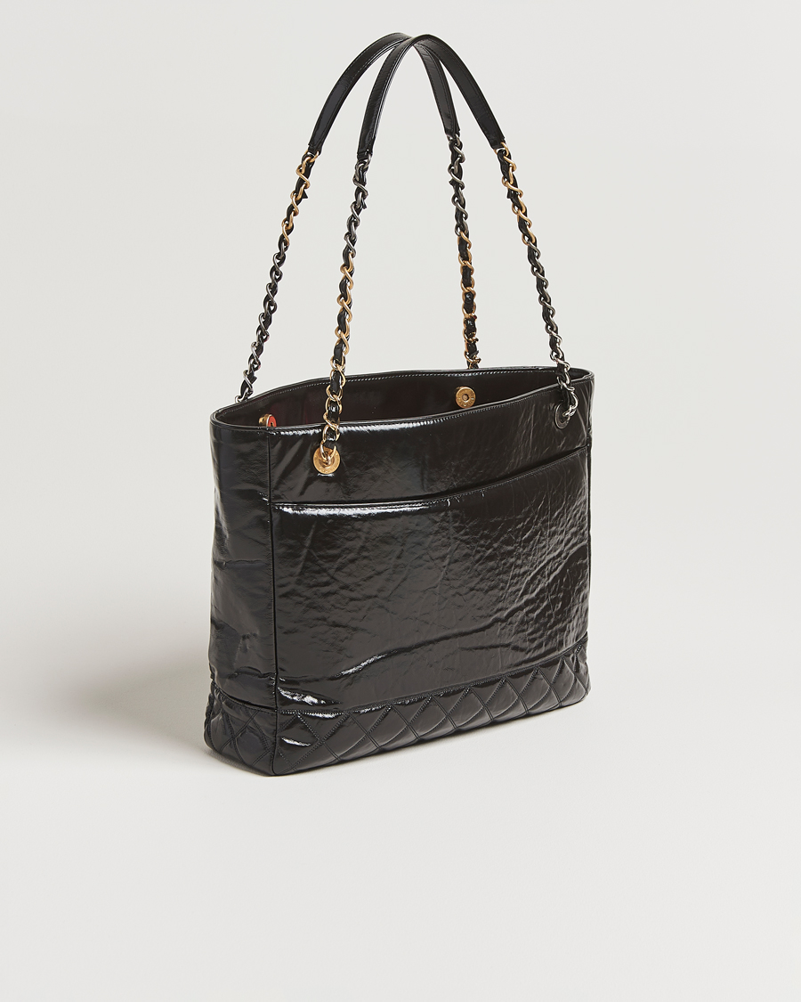 Chanel Pre-Owned Chain Tote Bag Black