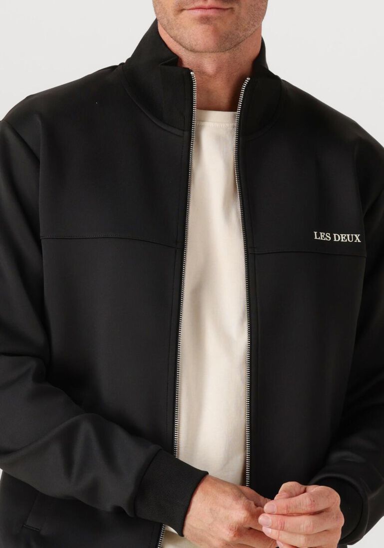 zwarte les deux vest ballier track jacket