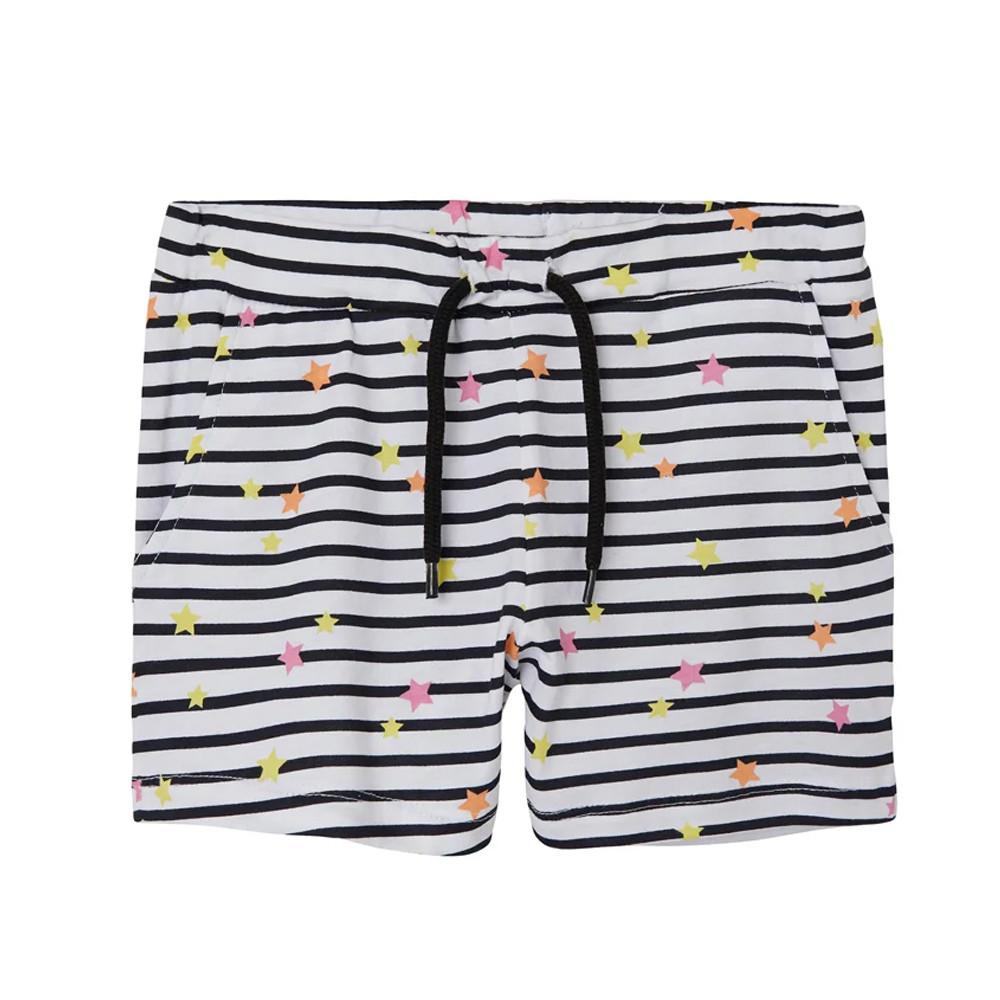 Name it Short Blanc à Rayures Fille Name it Frida