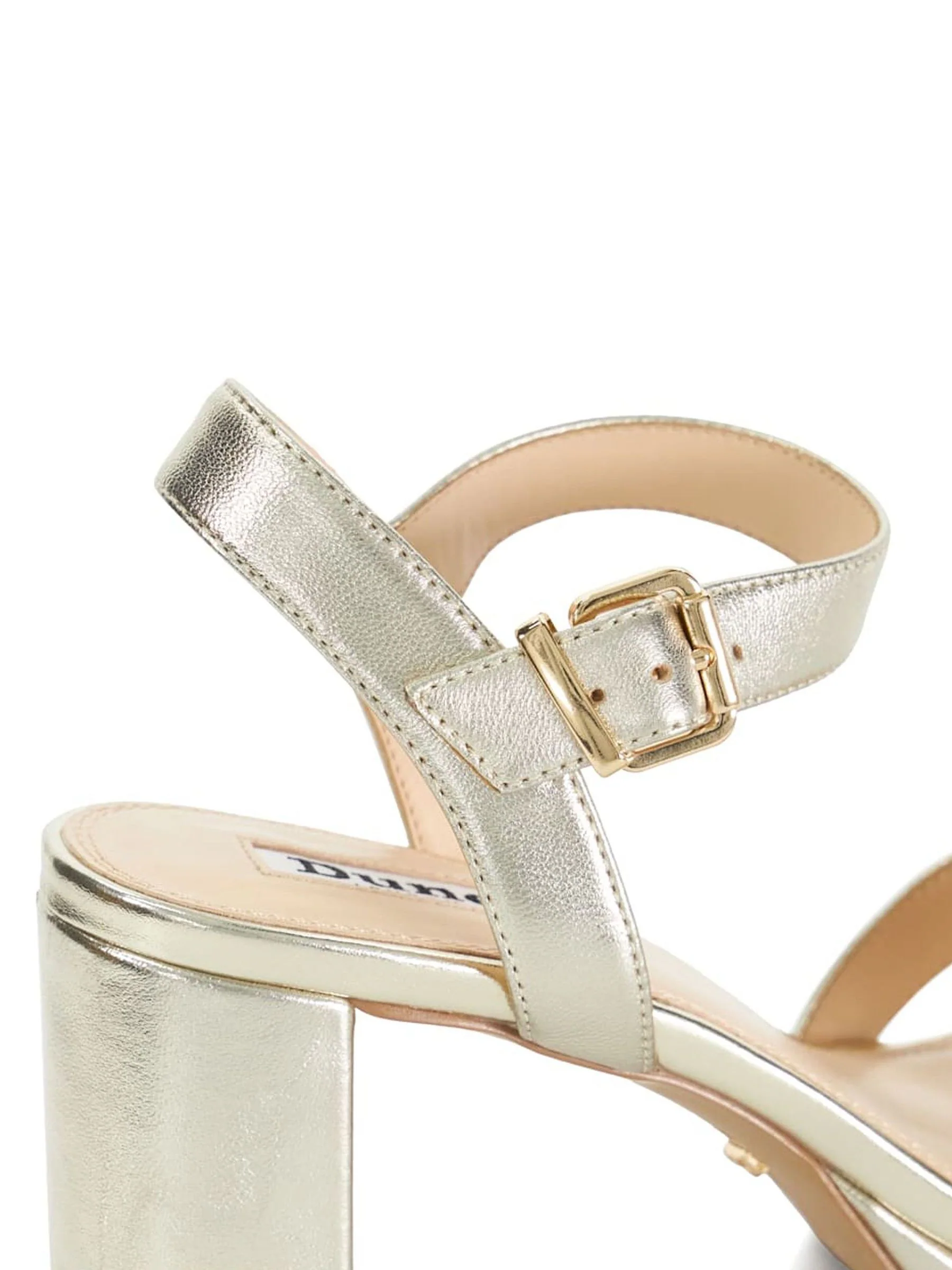 Goud - Dune London Manifesting sandalen met mini-plateauzool