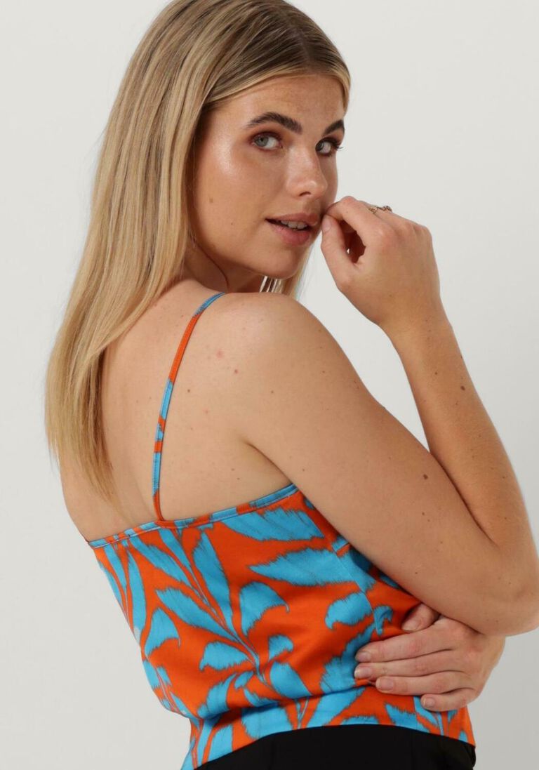 VANILIA oranje vanilia top tropic leaf top