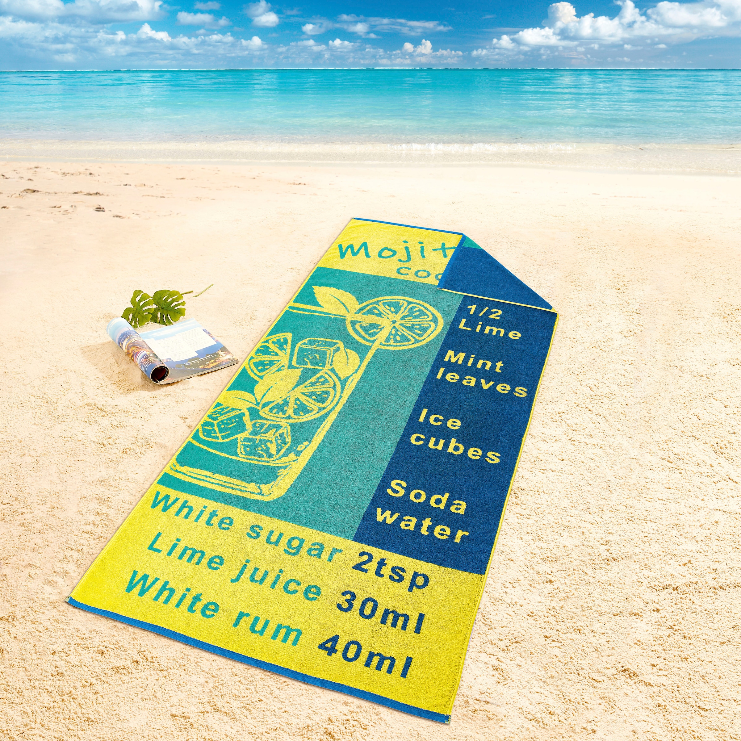 Dyckhoff Strandtuch »Mojito« 100% Baumwolle