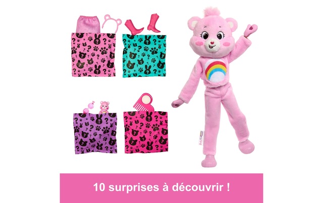 Barbie Anziehpuppe »Cutie Reveal Care Bears 2 - Hurrabärchi«