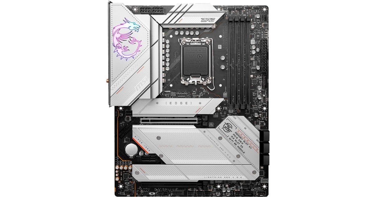 MSIMPG Z790 EDGE WIFI DDR4 socket 1700 moederbord  (RAID, 2.5 Gb-LAN, WLAN, BT, Sound, ATX, Tweedekans)