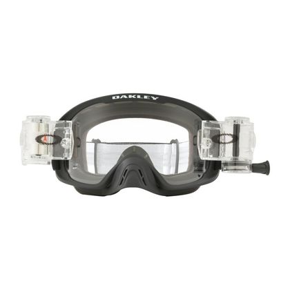 Masque cross Oakley O FRAME 2.0 MATTE BLACK RR ECRAN CLAIR ROLL OFF 2024 - Noir / Blanc