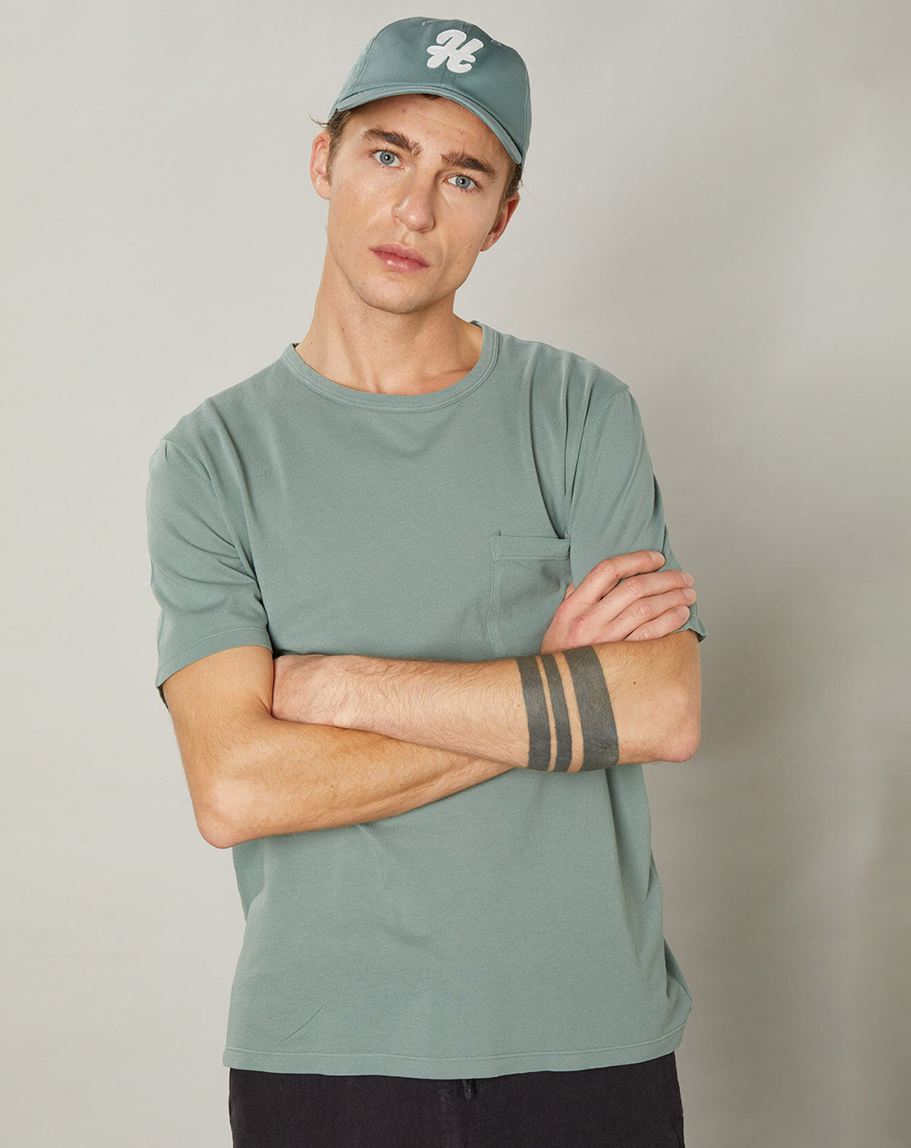 Hartford T-Shirt piqué Pocket cactus