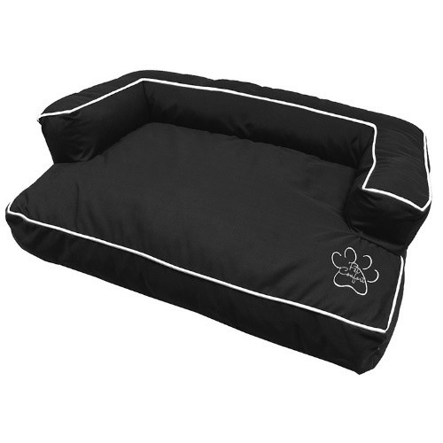 Sofá Comfort Pet Florida à prova d'água preto para cães
