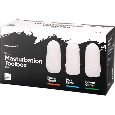 Sinful Masturbation Toolbox 3-pak