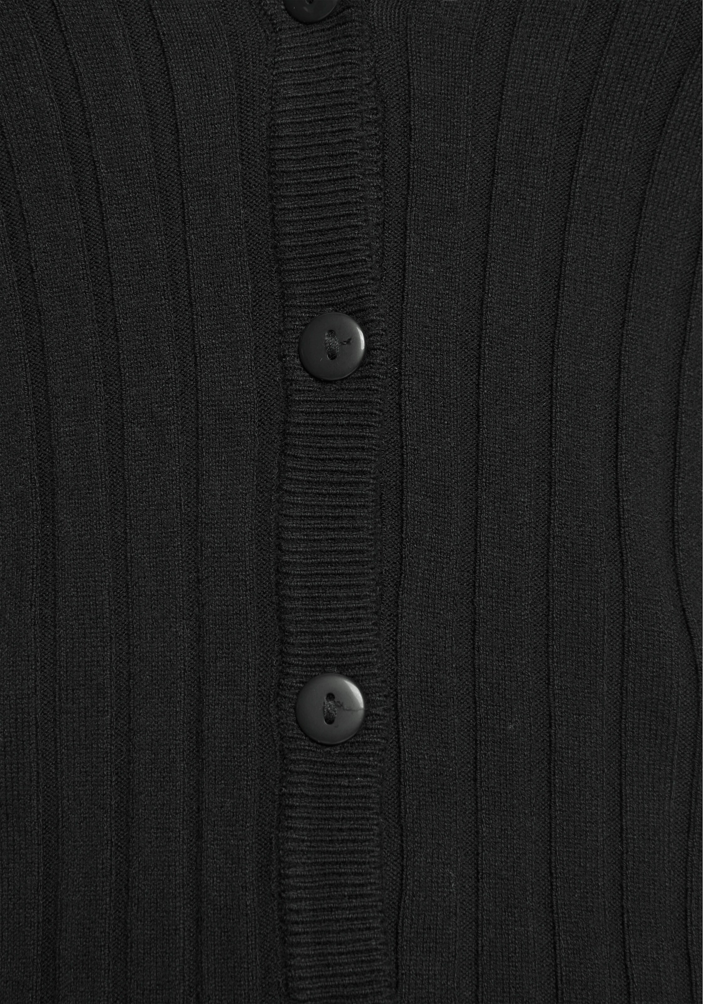 LASCANA Strickjacke in schwarz