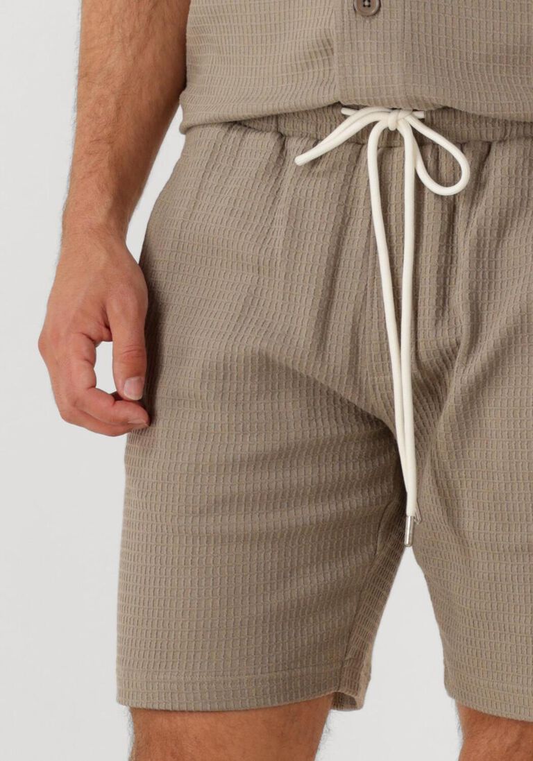 beige drykorn korte broek brikko 522160