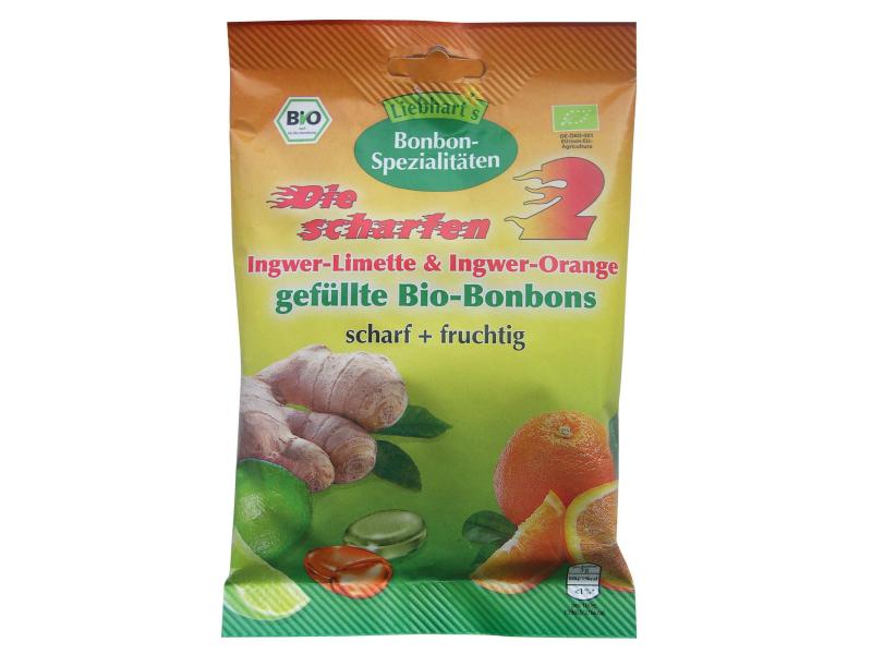 Liebhart's Bonbons Bio  «Die scharfen Zwei» Beutel 100 g Bio Bonbons Die scharfen Zwei