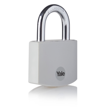 Yale Hangslot aluminium 38 mm grijs