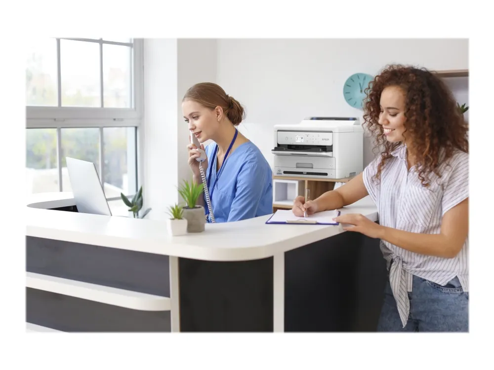 Epson WorkForce Pro WF-M5399DW - Printer - S/H - Duplex - blækprinter - A4/Legal - 1200 x 2400 dpi - op til 25 spm - kapacitet: 330 ark - USB 2.0, Gigabit LAN, Wi-Fi(ac)