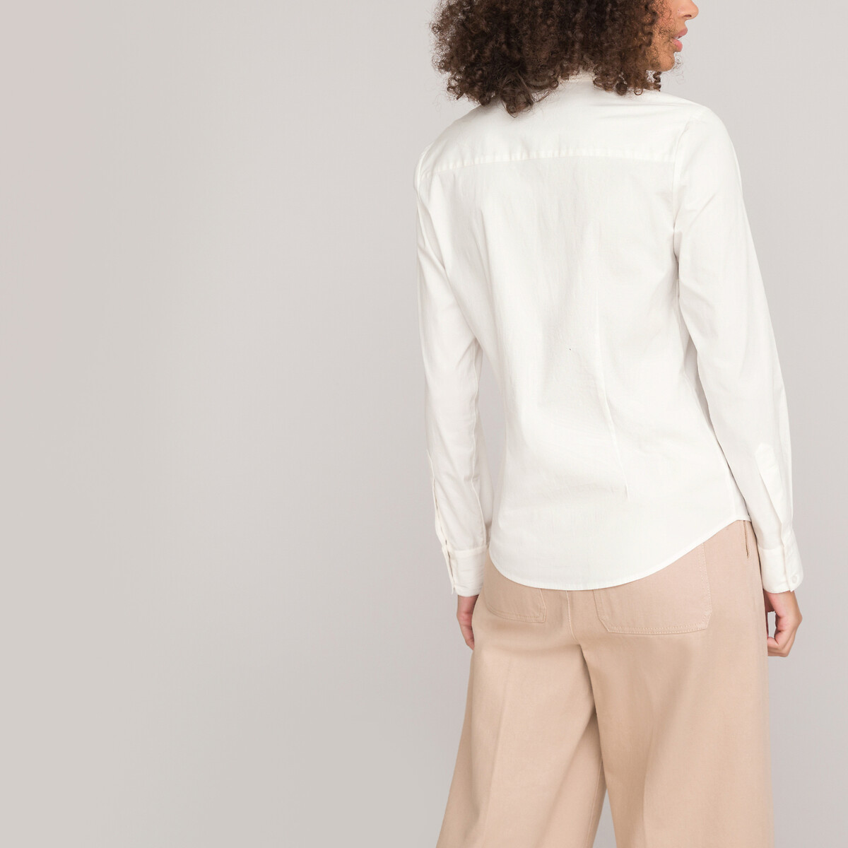 COLEÇÕES LA REDOUTE<br>Camisa de manga comprida ajustada