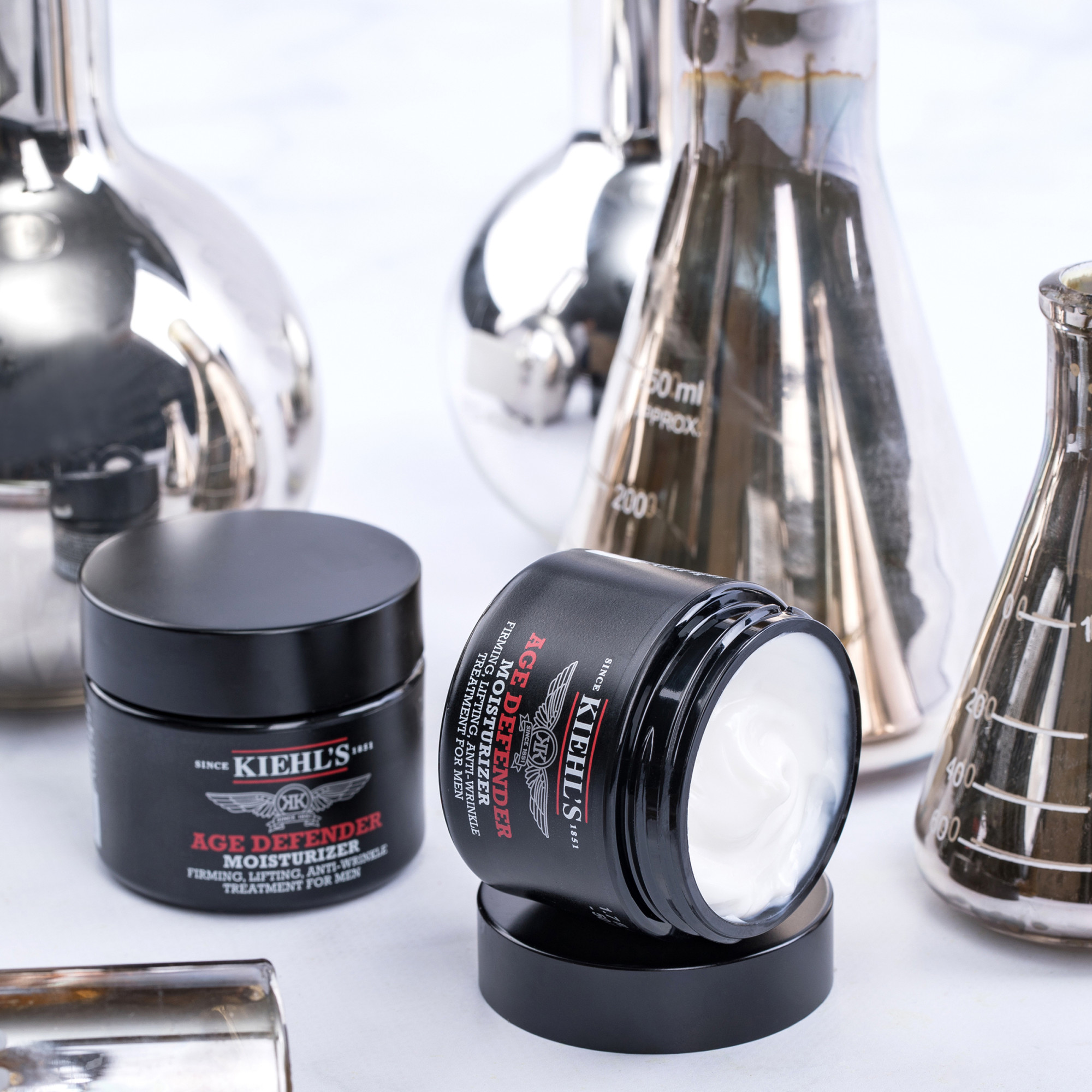 KIEHL'S Age Defender Cream Moisturizer Creme Glas 75 ml