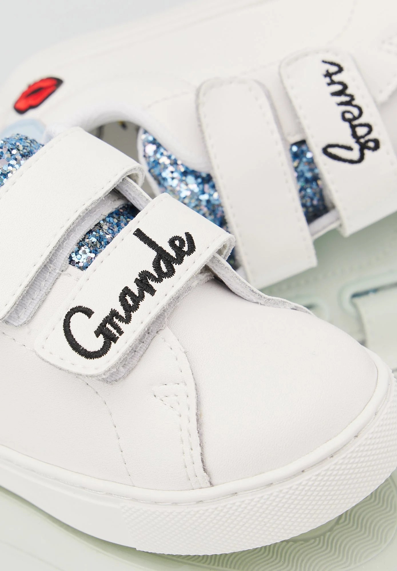 MINI EDITH GRANDE SOEUR - Sneakers en cuir | Blanc