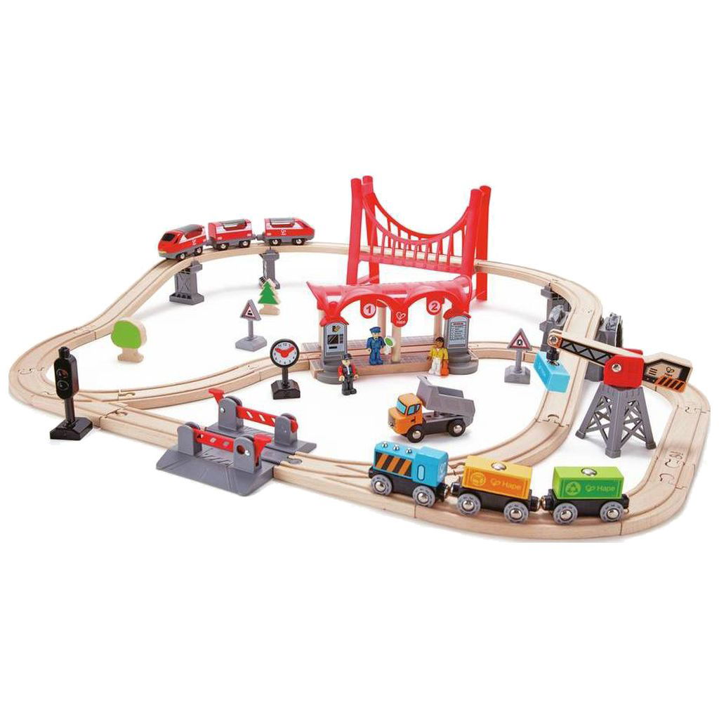 HapeHape   Eisenbahn Set verkehrsreiche Stadt