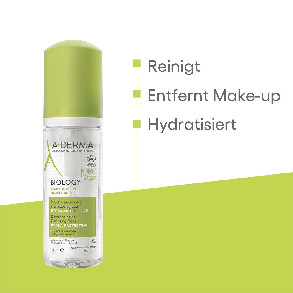 A-DERMA BIOLOGY Reinigungsschaum
