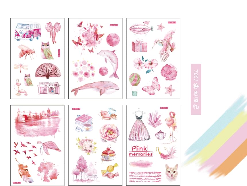 Jun's Journal - Sticker (verschillende ontwerpen)