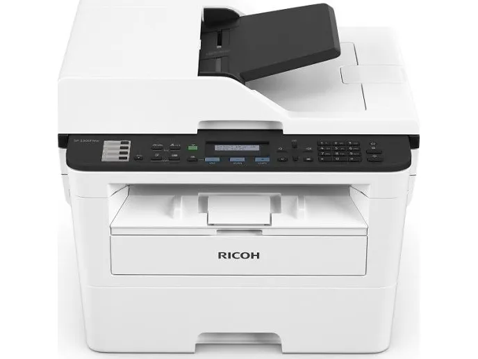 Ricoh SP 230SFNw - Multifunktionsprinter - S/H - laser - A4 (medie) - op til 30 spm (udskriver) - 251 ark - 33.6 Kbps - USB 2.0, LAN, Wi-Fi(n)