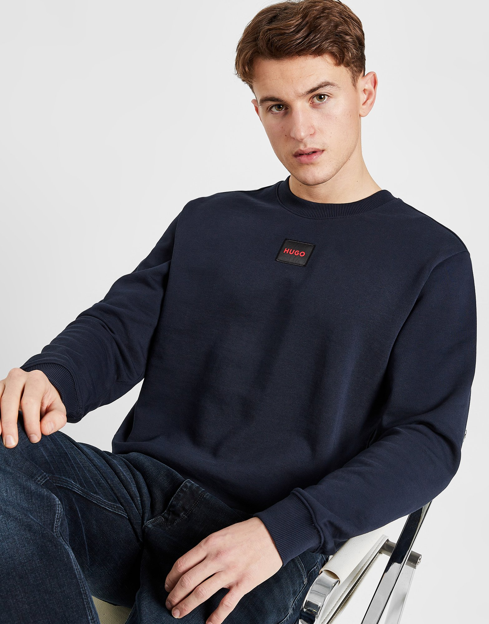 HUGO Sweatshirt Diragol Square Patch Homme