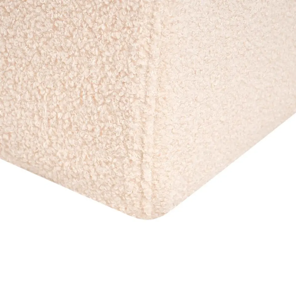 SINCLAIR - Poef - Beige - Bouclé