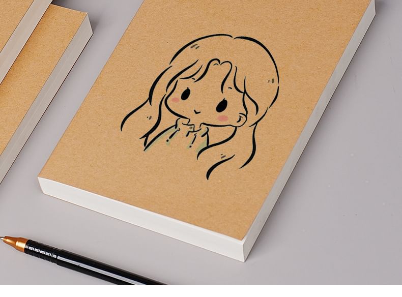 Jun's Journal - Kraftpapier A5/B5 notitieboek (verschillende ontwerpen)