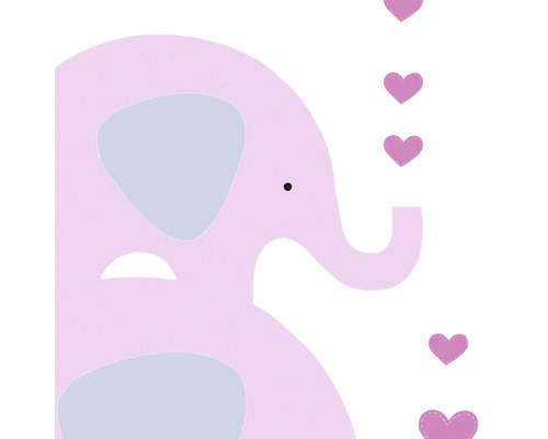 Vliesbehang 38135-2 Little Love olifanten roze