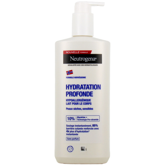 Neutrogena Hydratation Profonde Lait pour le Corps Hypoallergénique